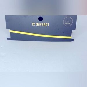 NEW…Neon Yellow choker OS (one size) from Forever21